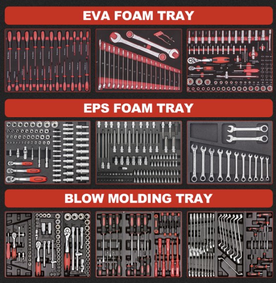 カスタマイズされた KINBOX 7 引き出しローリングツールキャビネット