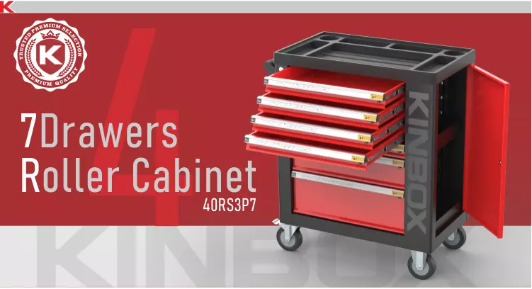 倉庫のための7つの引き出し卸売ツール収納キャビネット